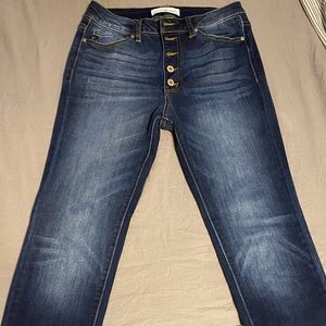 Button fly Kancan skinny jeans